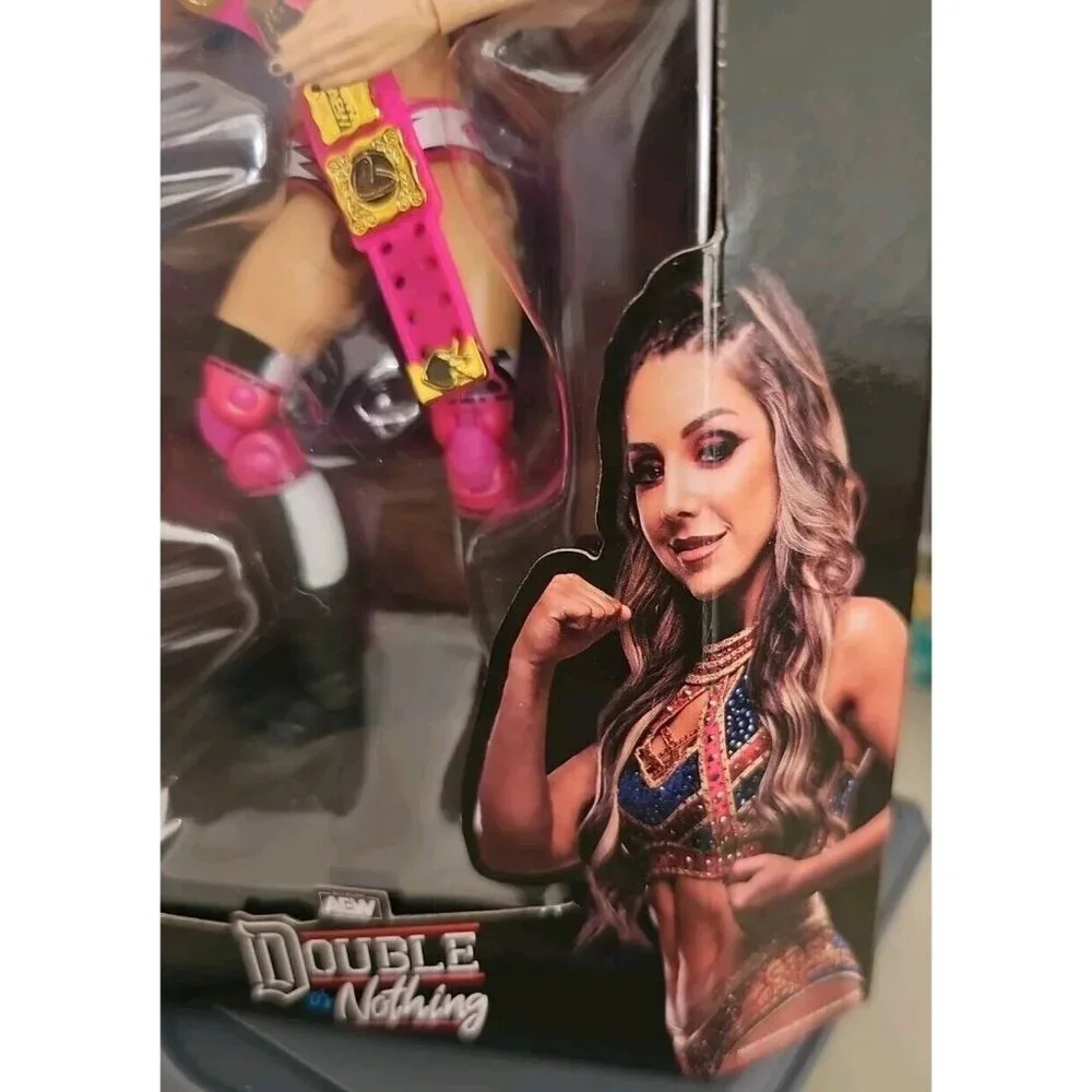 AEW Dr. Britt Baker Action Figure Limited Edition With Championship Belt - Picture 3 of 7